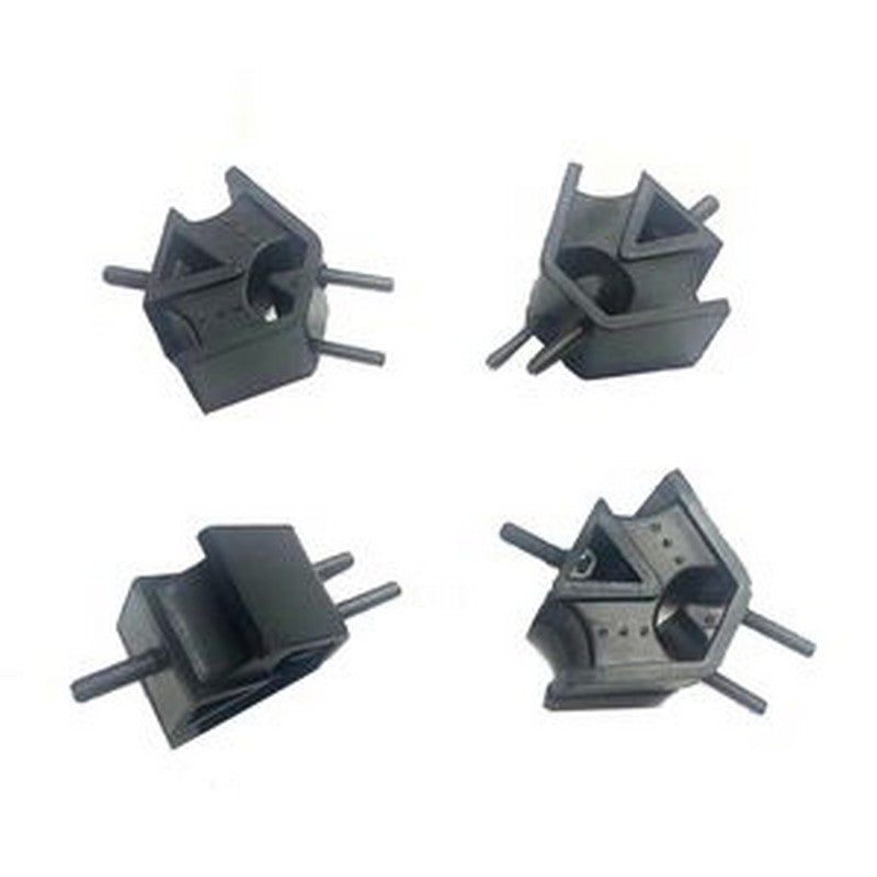 4 Pcs Engine Rubber Cushion Feet 4340327 for Hitachi Excavator EX22-2 EX25-2 EX30-2 EX35-2