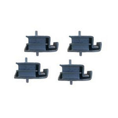 4 Pcs Front Engine Mounting Rubber Cushion 20S-01-71332 for Komatsu Excavator PC45MR-5 PC55MR-5 PC57-7