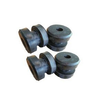 4 Pcs Front Engine Mounting Rubber Cushion 418-01-11111 for Komatsu Excavator Loader WA120-3 WA150-3 WA180-3