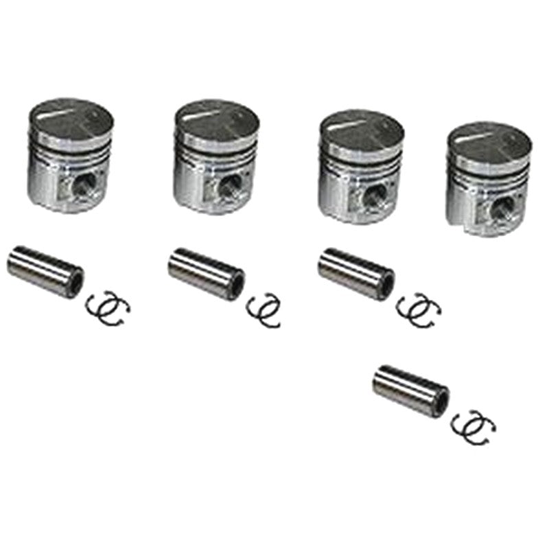 4 Pcs Piston Set 8-97232-604-0 STD for Isuzu 4LE2 Engine