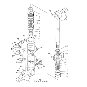 For Hitachi Excavator EX400 EX400LC EX400H EX400LCH Bucket Cylinder Seal Kit 4236057