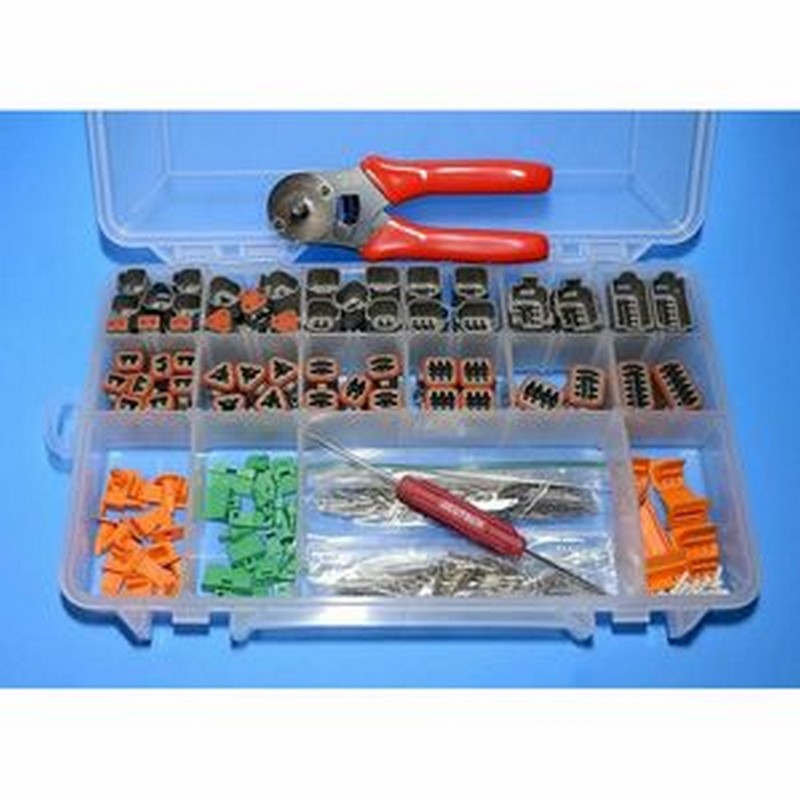 432 Pcs Deutsch DT Connector 14-16 AWG Solid Contacts Kit & Tools