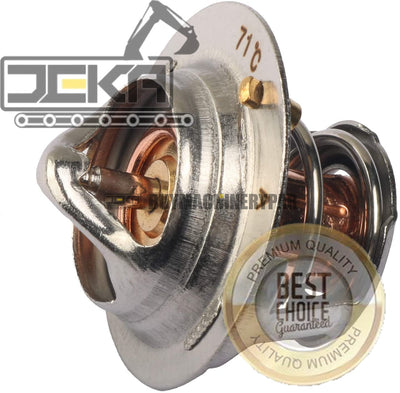 160??F Thermostat YM129350-49800 Fit for Komatsu 3D75 3D74E 3D72 3D72N 3D84 3D84N SK04J-2 PC10-2 PC10-3 PC10-7 PC20R-8 PC12UU-2 PC07-1 PC05-6 PW05-1 PC05-5 PC07-2 PC05-7 PC30-5 PW20-1