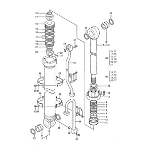 For Hitachi Excavator EX400-3 EX400LC-3 EX400H-3 EX400LCH-3 EX400-5 Arm Cylinder Seal Kit 4438679