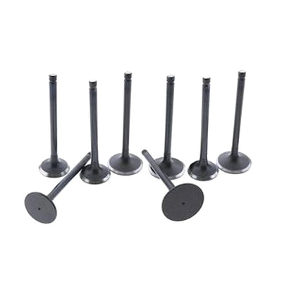 For Yanmar 4TNE106D 4TNE106T Komatsu 4D106D 4D106T Intake Exhaust Valve 8pcs - Buymachineryparts