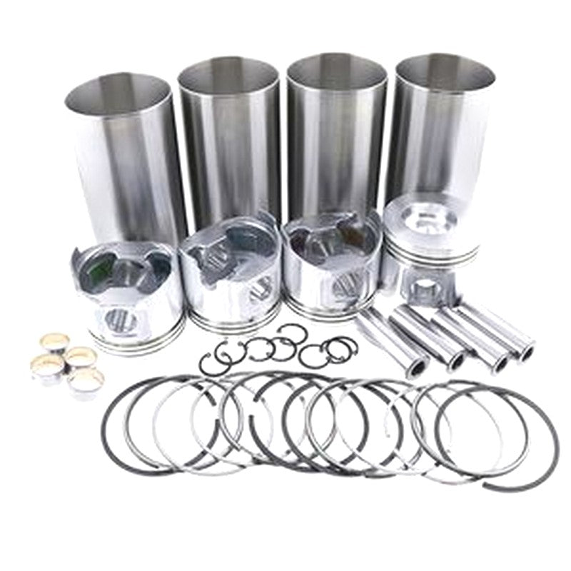 For Hitachi Excavator ZX50U-2 ZX48U-3 ZX50U-3 Yanmar 4TNV88 Komatsu 4D88-6 4D88-6E 4D88E Cylinder Liner Kit Engine Four Matching