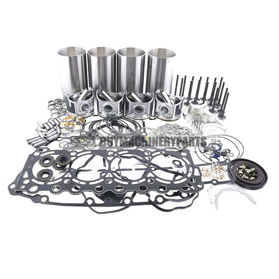 For Hitachi Excavator ZX40U-2 ZX40U-3 ZX40UR-3 Yanmar Engine 4TNV88 Overhaul Rebuild Kit