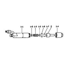 6 PCS Denso Fuel Injector 093500-5960 32A6105030 for Mitsubishi Engine S6S - Buymachineryparts