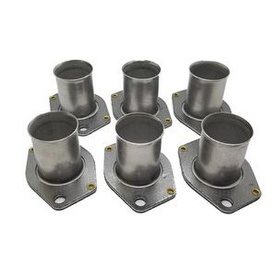 6 Pcs Exhaust Manifold Sleeve 281-8261 for Caterpillar CAT Engine  C15 C18 3516C 3406E Excavator 395 390D 365C 385C