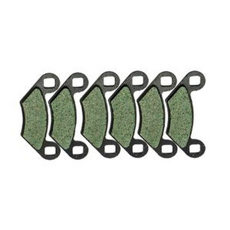 6 Pcs Front Rear Brake Pad FA159 FA232 for Polaris ATV Xplorer 400L Sportsman 500 Big Boss 250