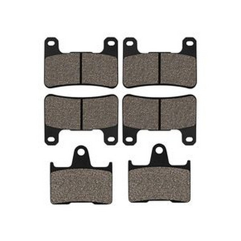 6 Pcs Front & Rear Brake Pad FA379 FA254 for Suzuki Motorcycle GSXR600 GSXR700 GSXR1000 2004-2006