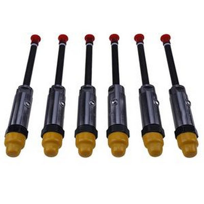 6 Pcs Fuel Injector 100-7559 for Caterpillar CAT Engine 3306 3306B Dump Truck D250E D250E II - Buymachineryparts