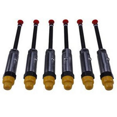 6 Pcs Fuel Injector 100-7559 for Caterpillar CAT Engine 3306 3306B Dump Truck D250E D250E II - Buymachineryparts