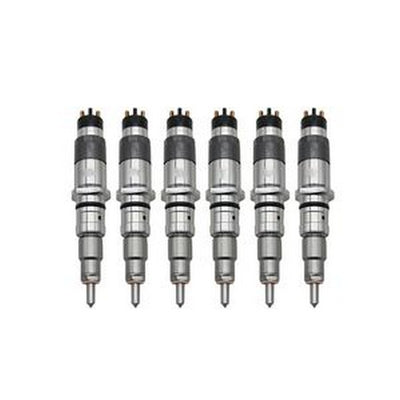 6 PCS Fuel Injector 2854608 0445120057 for Case New Holland IVECO Engine F4HE9687 - Buymachineryparts