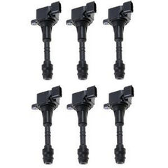6 PCS Ignition Coil 22448-8J11C for Nissan Frontier Pathfinder Maxima Xterra