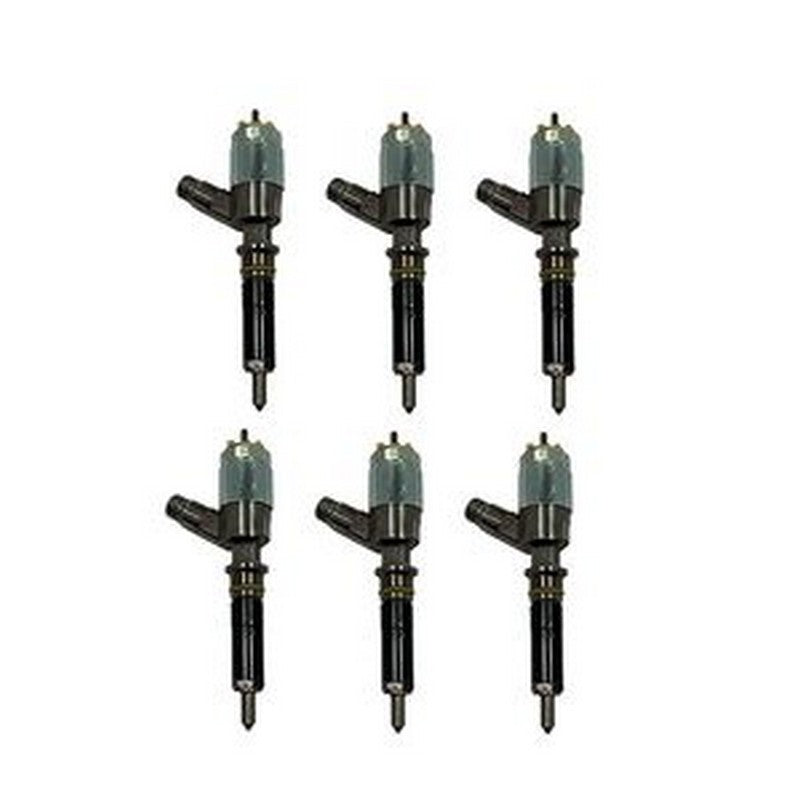 6 PCS Fuel Injectors 2645A742 2645A473 2645A708 for Perkins Engine 1106D-E66TA - Buymachineryparts