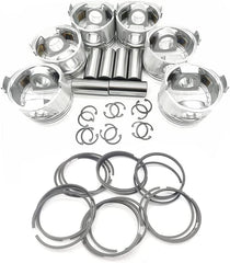 6 Pcs Piston Kit 04258283 for Deutz Engine BF6M2012 BF6M2012C