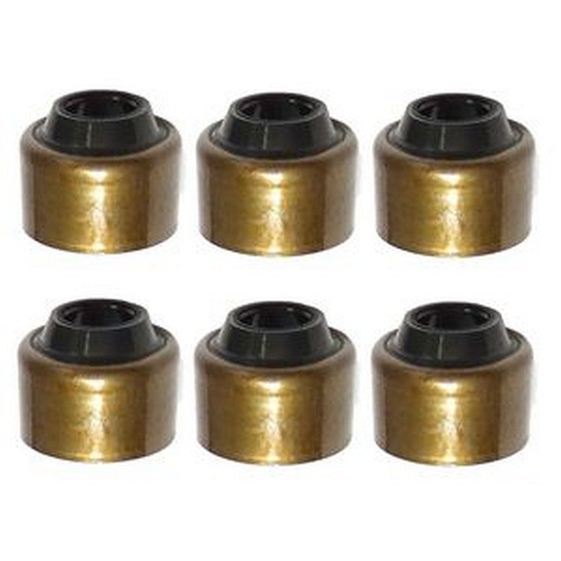 6 PCS Valve Stem Seal 11420-13150 for Komatsu Doosan Daewoo Excavator SOLAR 015