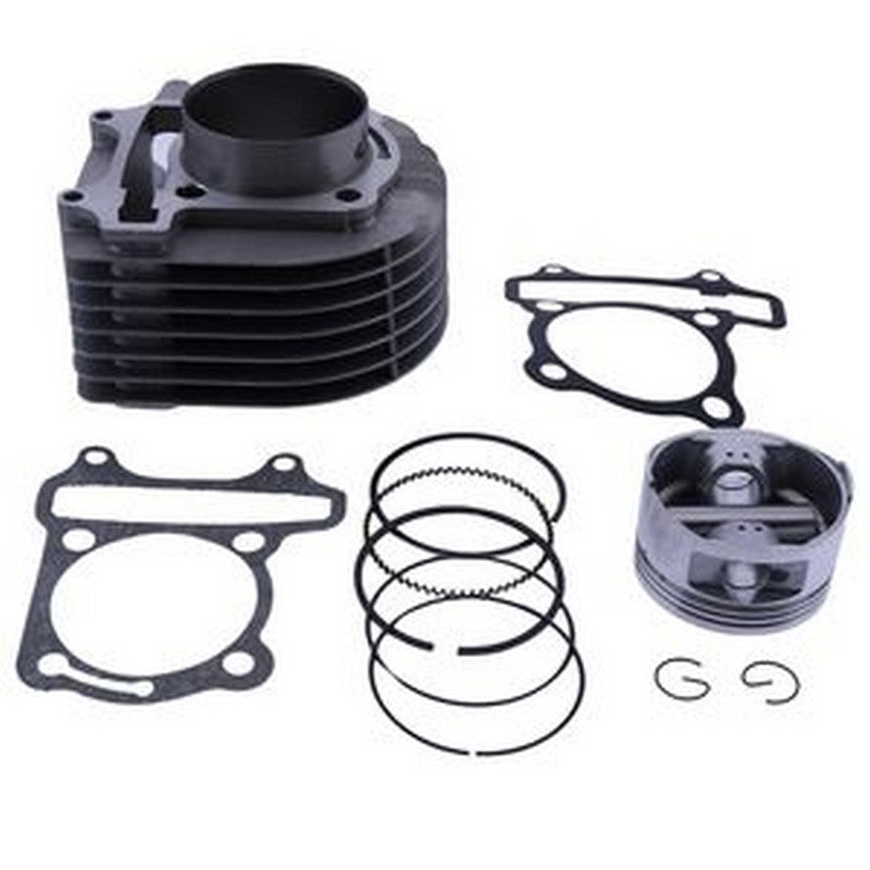 63mm Big Bore Cylinder kit for 4-Stroke GY6 180cc 200cc 250cc ATV Off-Road Vehicle Scooter Moped Go Kart