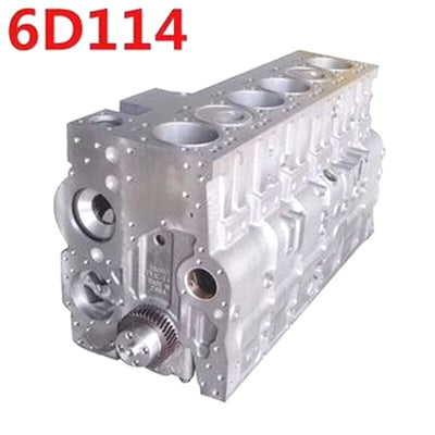 6D114 Cylinder Block Assy 6741-21-1190 for Komatsu Wheel Loader WA380-5 WA400-5 Excavator PC300-7 PC360-7