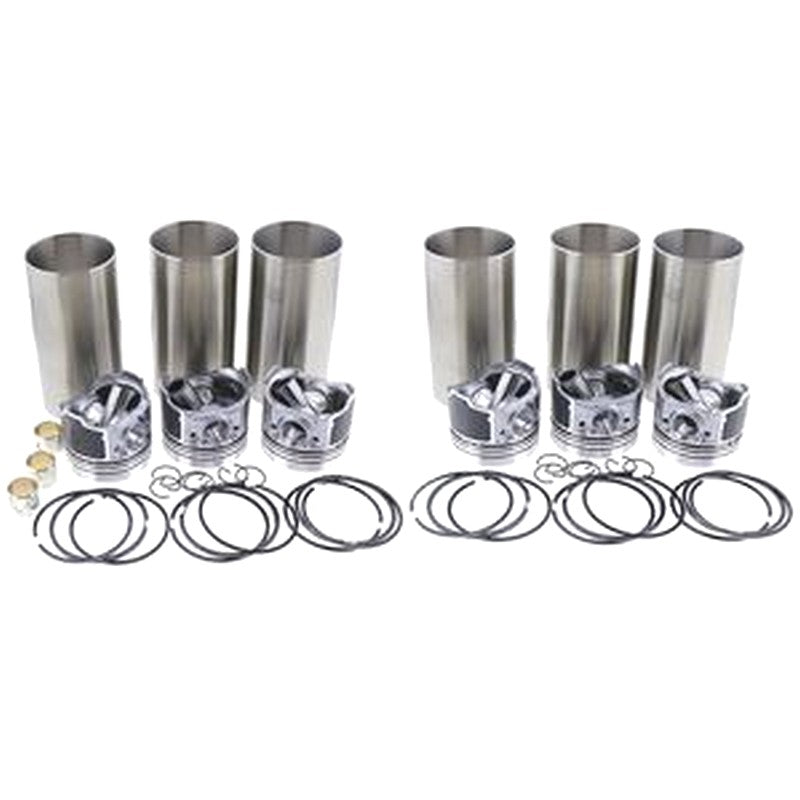 For Mitsubishi S6K S6KT Caterpillar Engine 3066 Excavator 320B 320L Cylinder Liner Kit Engine Four Matching