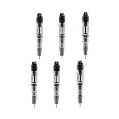 6PCS Fuel Injector 51101006064 51101006126 51101009126 for MAN Engine D2066LF11D2066LF12 D2066LF13 D2066LF14 D2066LF21 - Buymachineryparts