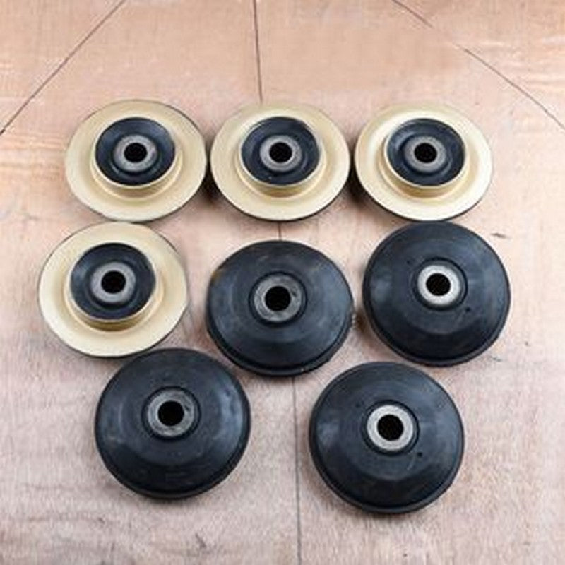 8 Pcs Engine Mounting Rubber Cushion 2161-9066 2161-9065 for Komatsu Doosan Daewoo Excavator Solar 330LC-V Solar 420LC-V