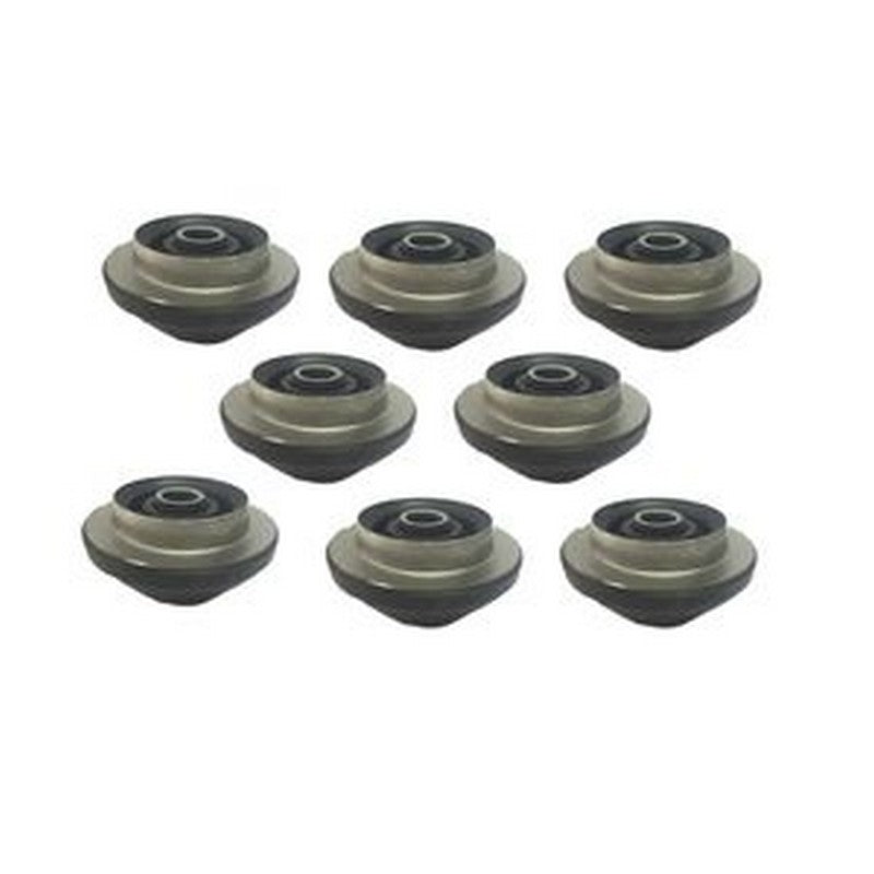 8 Pcs Engine Mounting Rubber Cushion 4667312 for Yanmar Engine 4TNV98C John Deere Excavator 50G 60D 60G