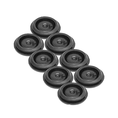 8Pcs Black Rubber Grease Plug Hub Dust Cap TLU31-0009 for Dexter EZ Lube Trailer Camper Axle