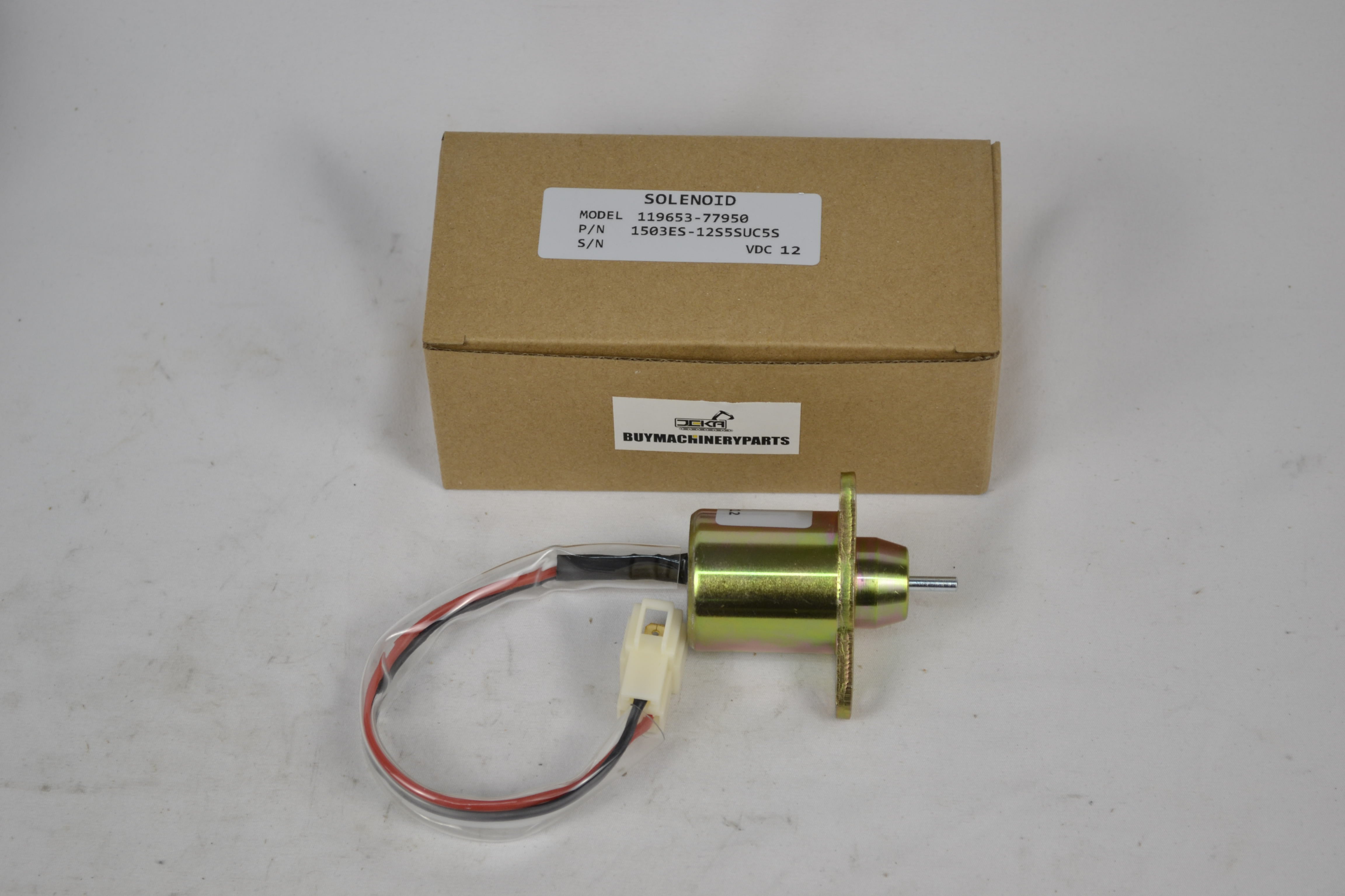 Solenoid Valve 12V 1503ES-12S5SUC5S SA-4562T Fit for Yanmar 119653-77950 119285-66500 woodward - Buymachineryparts