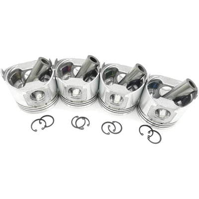 For Yanmar Engine 4TNV94L Komatsu Engine 4D94LE Piston Kit With Ring Set YM129906-22080 YM129906-22050 - Buymachineryparts