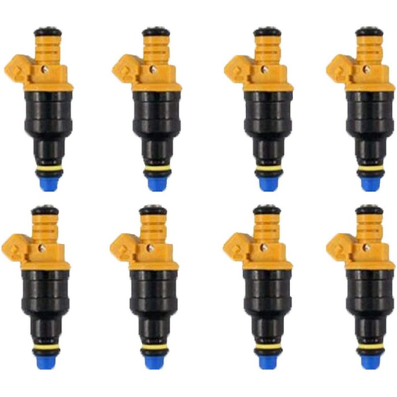 8PCS Fuel Injector Nozzles 0280150943 0280150939 0280150909 for Ford F150 F250 F350 Mustang Expedition Excursion Crown Victoria Bronco Econoline Lincoln 4.6 5.0 5.4 5.8 V8 Engine