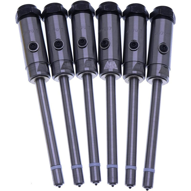 6X Fuel Injector Pencil Nozzles 4W7017 0R3421 8N7007 0R1744 for Caterpillar Cat Engine 3306 3406 3406B 3406C 3412 3408 3408B 3408C SR4 Diesel Engine Excavator 245