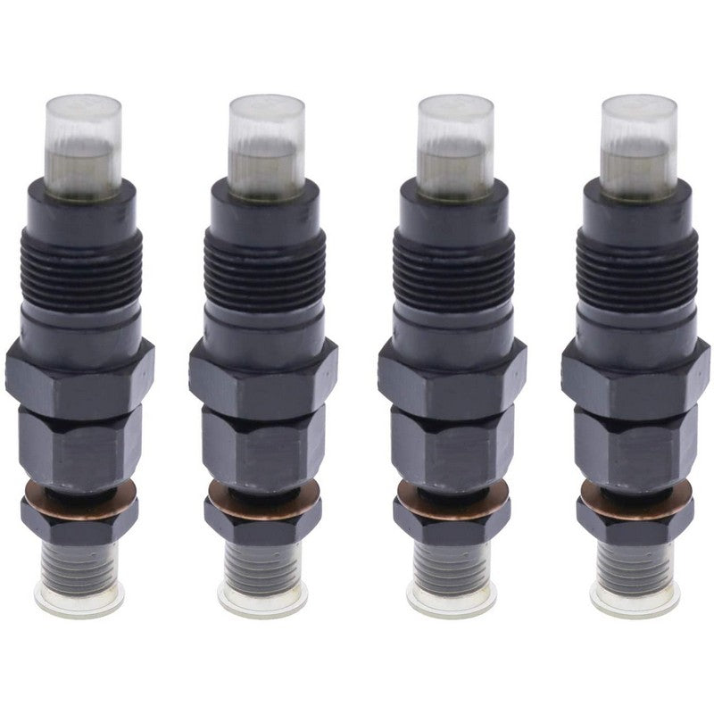 4PCS Fuel Injector MD196607 compatible with Mitsubishi L200 L300 L400 Engine 4D56