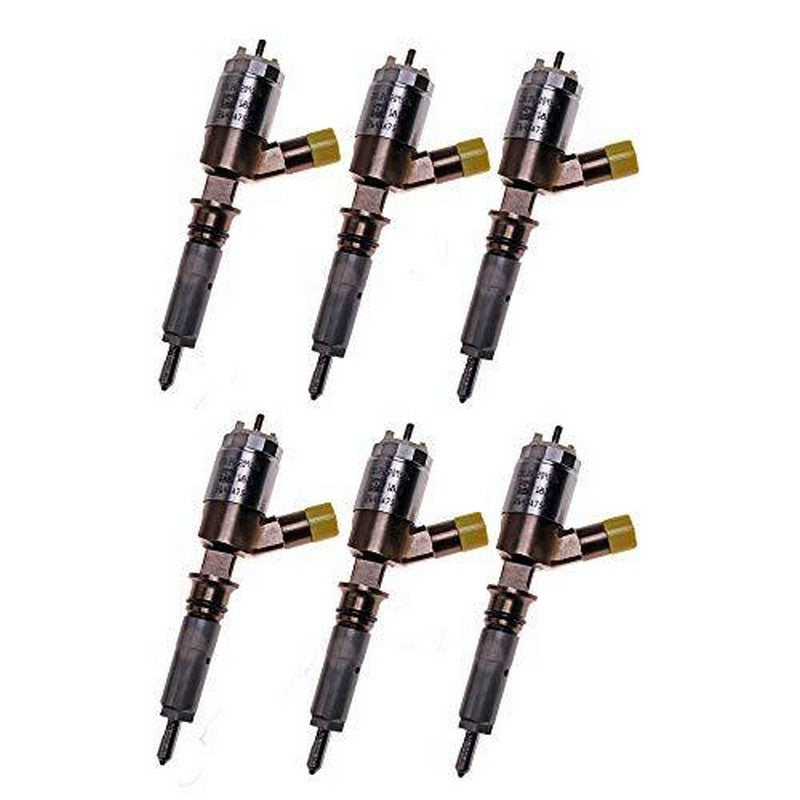 Injectors 6PCS 3264700 326-4700 for Caterpillar C6 C6.4 Engine CAT 320D Excavator