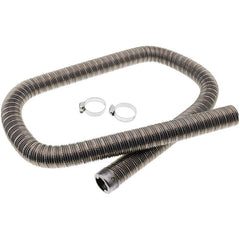 24mm Stainless Steel Exhaust Pipe(1m) 36061296 90394 with Clamps Compatible with Webasto Eberspacher