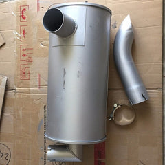 New Muffler for Hitachi EX120-2 excavator engine ISUZU 4BD1