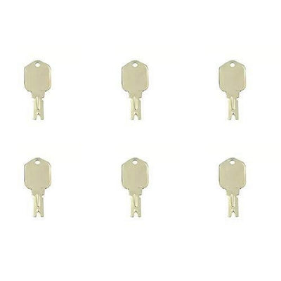 Compatible with (6) Key for Case, JCB, Linkbelt, Sumitomo Excavator Models S450/150979A1/KHR0369