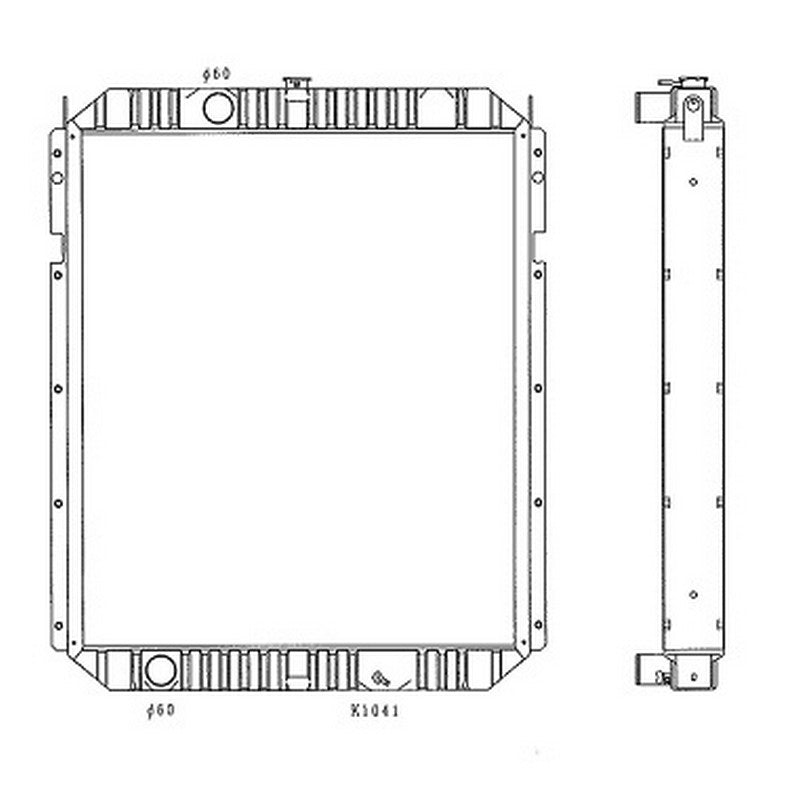 Water Tank Radiator Core ASS'Y 124-1762 for Caterpillar Excavator CAT 330B 330B L