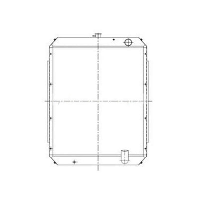 Water Tank Radiator Core ASS'Y For Hyundai Excavator R265-7