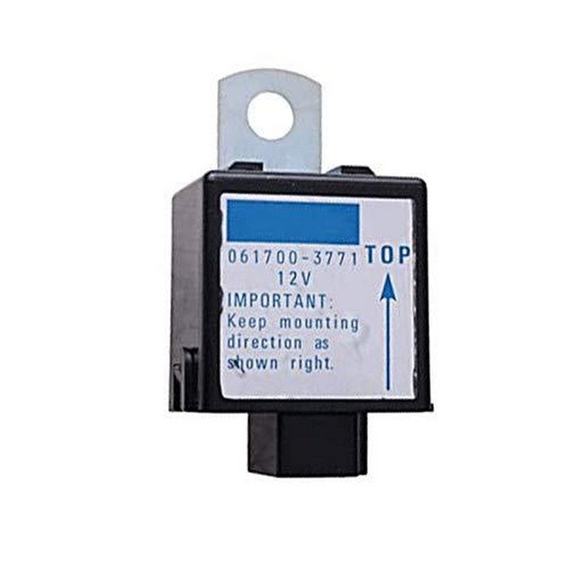 12V Starter Timer Relay T0070-31410 for Kubota M5030 M5030DT M5700 M5700DT M6800 M6800S M6800DT M6800HD M6800HDC M8200 M8200DT M8200HD M9000 M9000DT M9000DTL M9000DTM M9000DTMC M9000HD