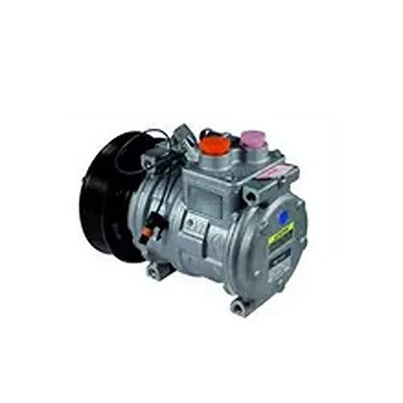 Compatible with New AC Compressor 447100-2381 for John Deere Tractor Denso 10PA17C