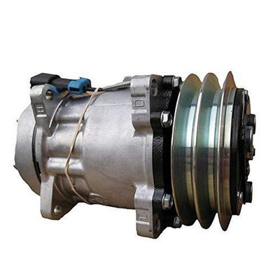 Air Conditioning Compressor 85702706 for New Holland Backhoe Loader 555C 655C 555D 575D 655D 675D