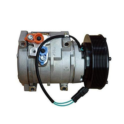 ST120203 8PK R134A 24V Air Conditioning Compressor for Excavator E330C 10S17C Parts