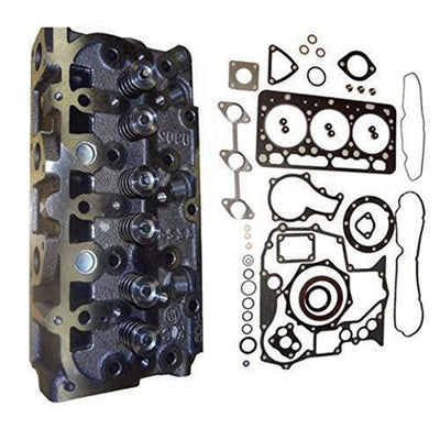 D902 Complete Cylinder Head With Valves Spring +Full Gasket Kit For Kubota ZD323 RTV900