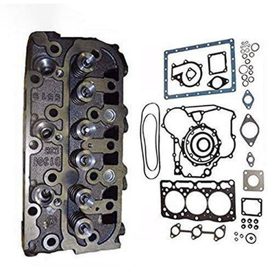 Cylinder Head With Valves + Full Gasket Kit for Kubota RTV1100 RTV1100CW9 RTV1140CPX ZD28 RTV1100RW9