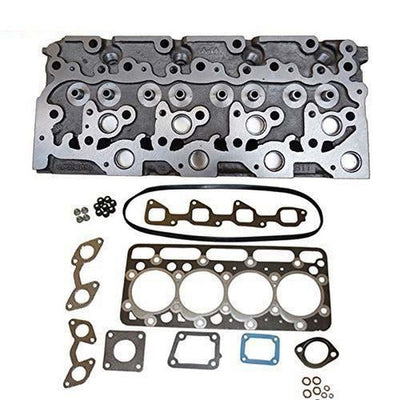 New V1903 Bare Diesel Cylinder Head + Upper Gasket Set For Kubota Bobcat 751 Engine