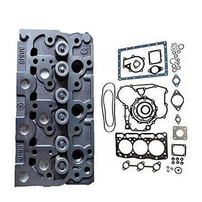 15521-03040 Diesel Cylinder Head with Valves&Full Gasket Kit for Kubota D1402