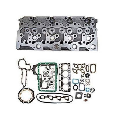 New Diesel Cylinder Head Without Valves + Full Gasket Set For Kubota V2003-M