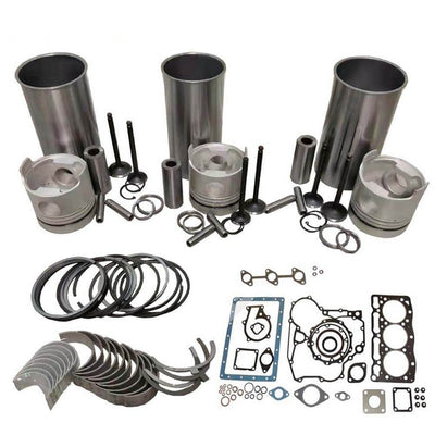 For ISUZU 3LD1 Overhaul Rebuild Kit Piston Ring Head Gasket Main Rod Bearing set
